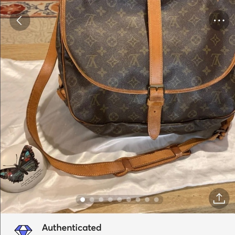 đź”´SOLDđź”´Authenticated Louis Vuitton Saumur Bag - Picture 8 of 10